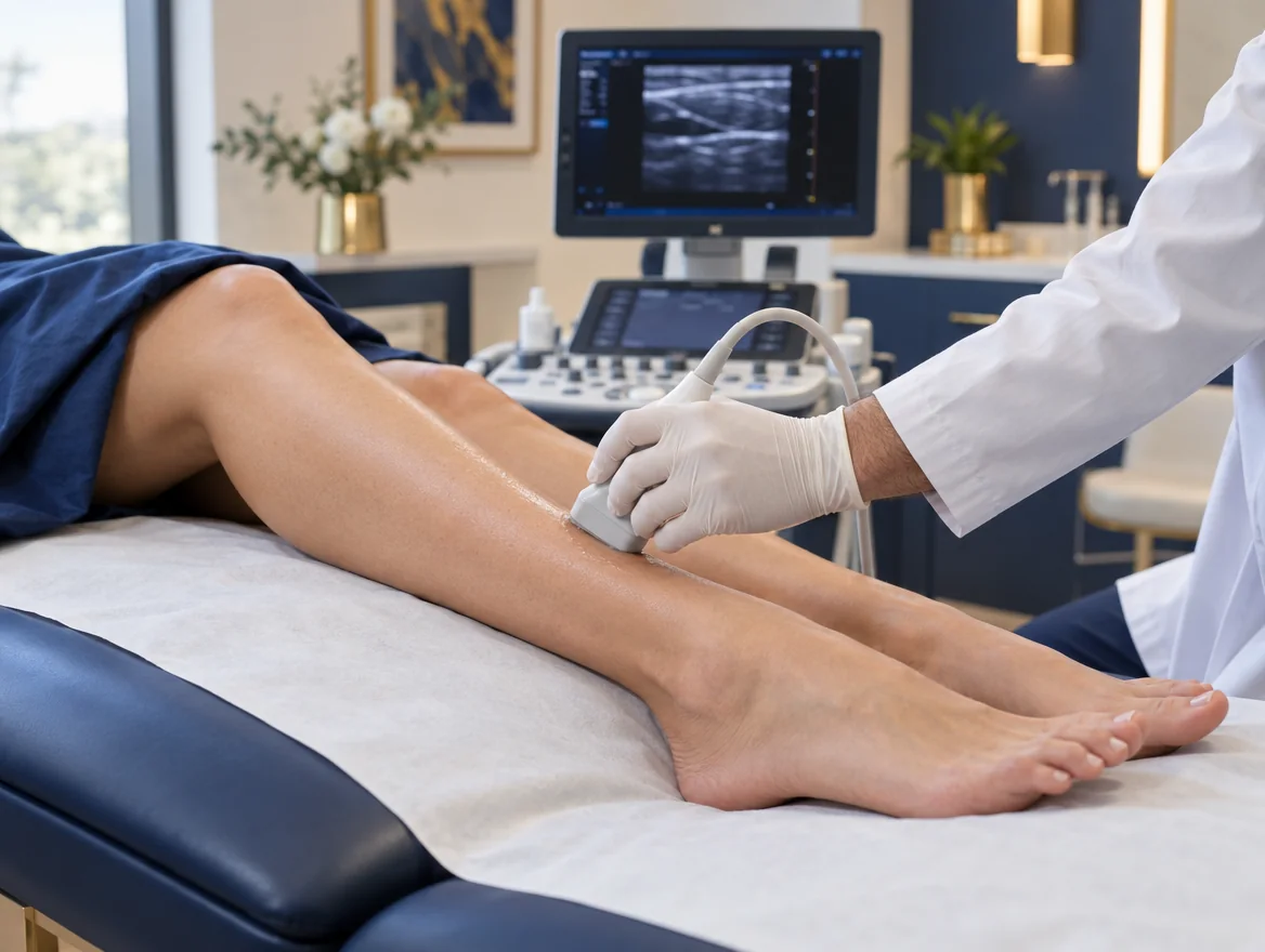 Ultraschalluntersuchung der Beinvenen